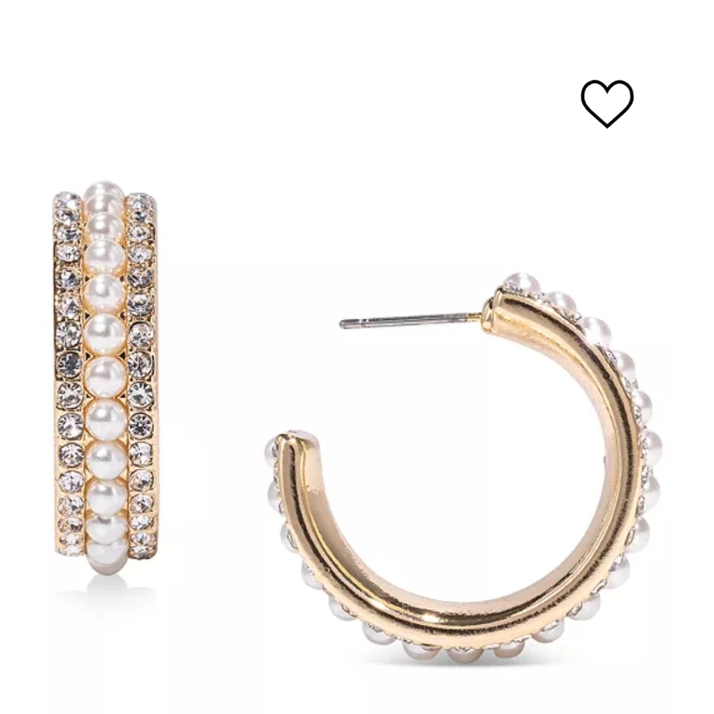 Charter Club Hoop Earrings NWT